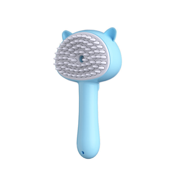 Rechargeable dog and cat grooming brush